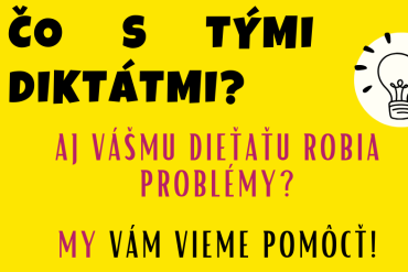 U nás v CPP Zvolen, Krupina komentovaný diktát pod vedením špeciálnej predagogičky pani Mgr. Vreteničkovej